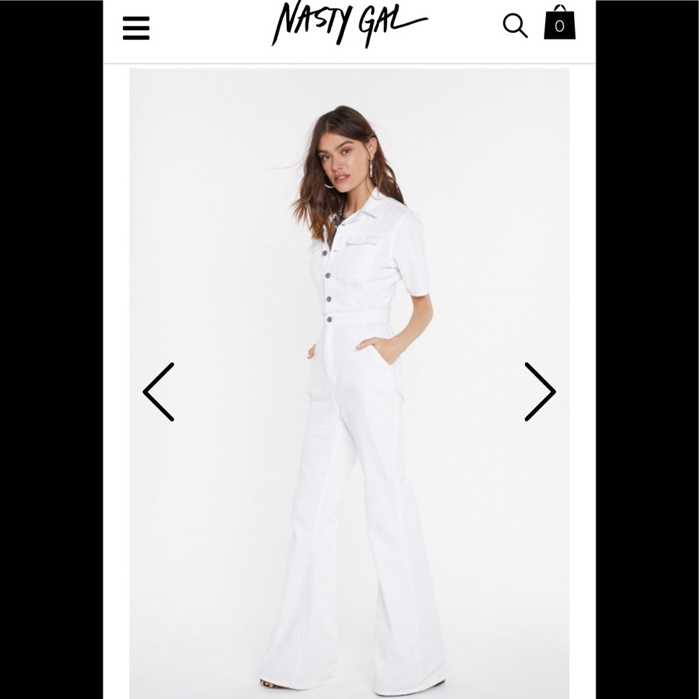 NWT Nasty Gal flared jumpsuit